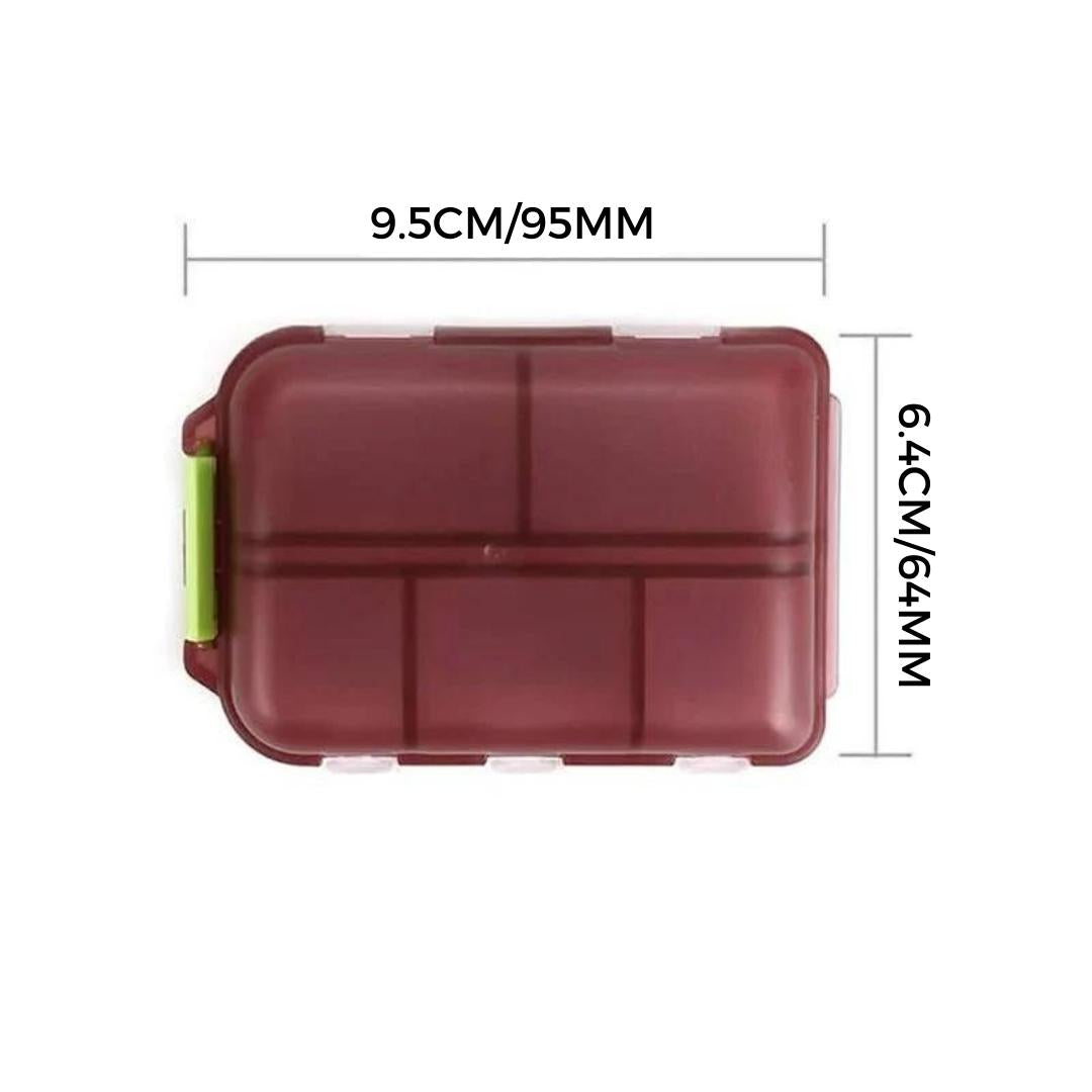 TravelMed™ - nešiojama tablečių dėžutė (2 vnt.)