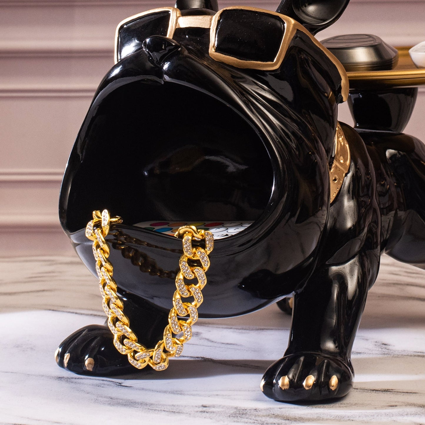 Dekoracija - daiktų padėkliukas - "Buldogas"