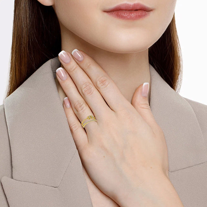 Prabangus draugystės žiedas