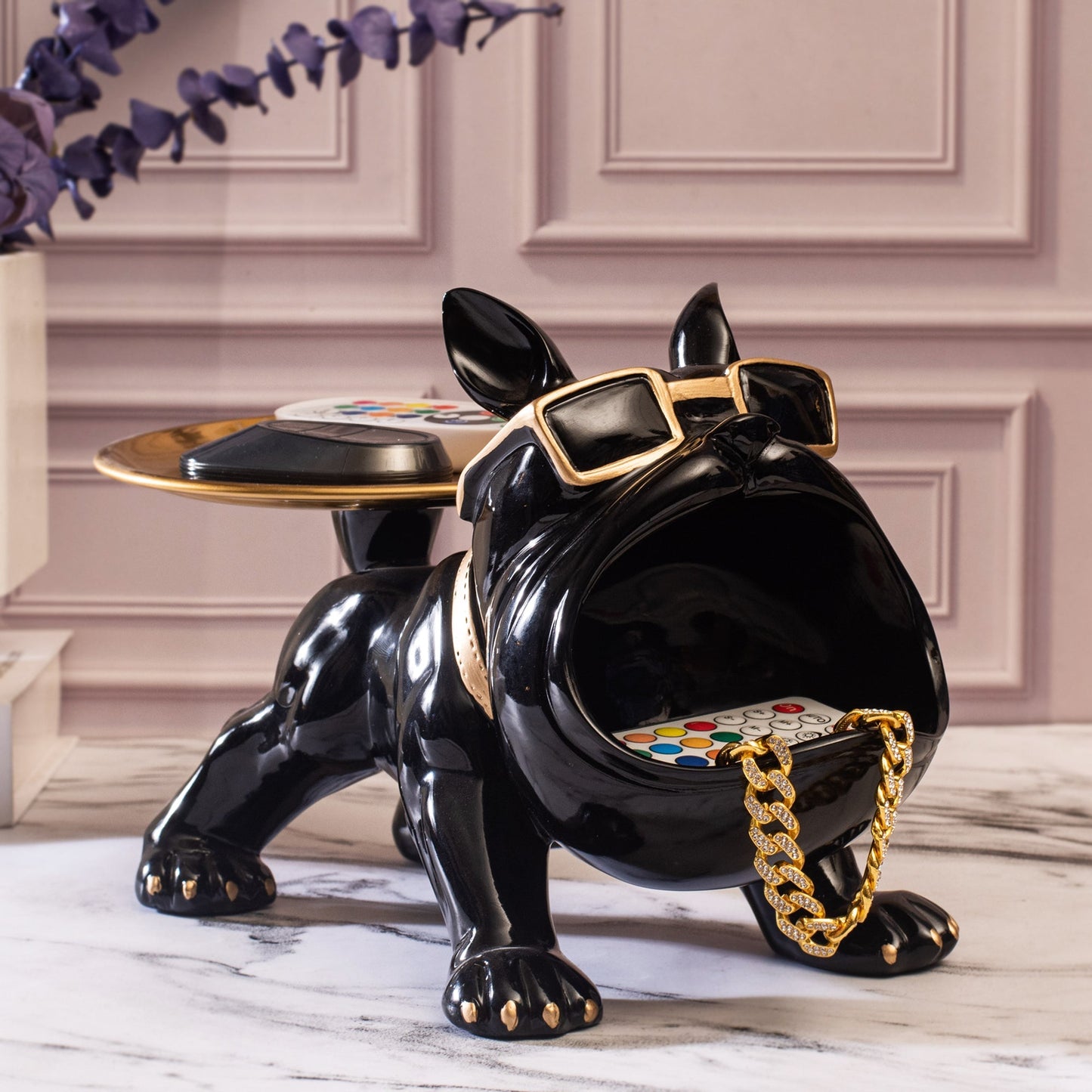 Dekoracija - daiktų padėkliukas - "Buldogas"