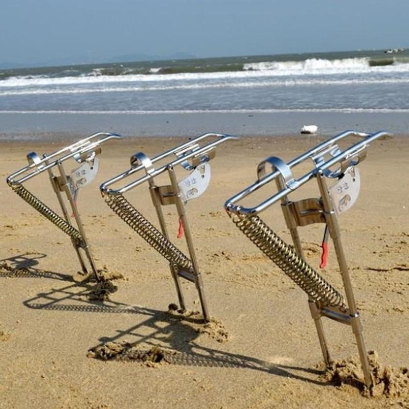 Automatinis meškerės laikiklis su spyruokle