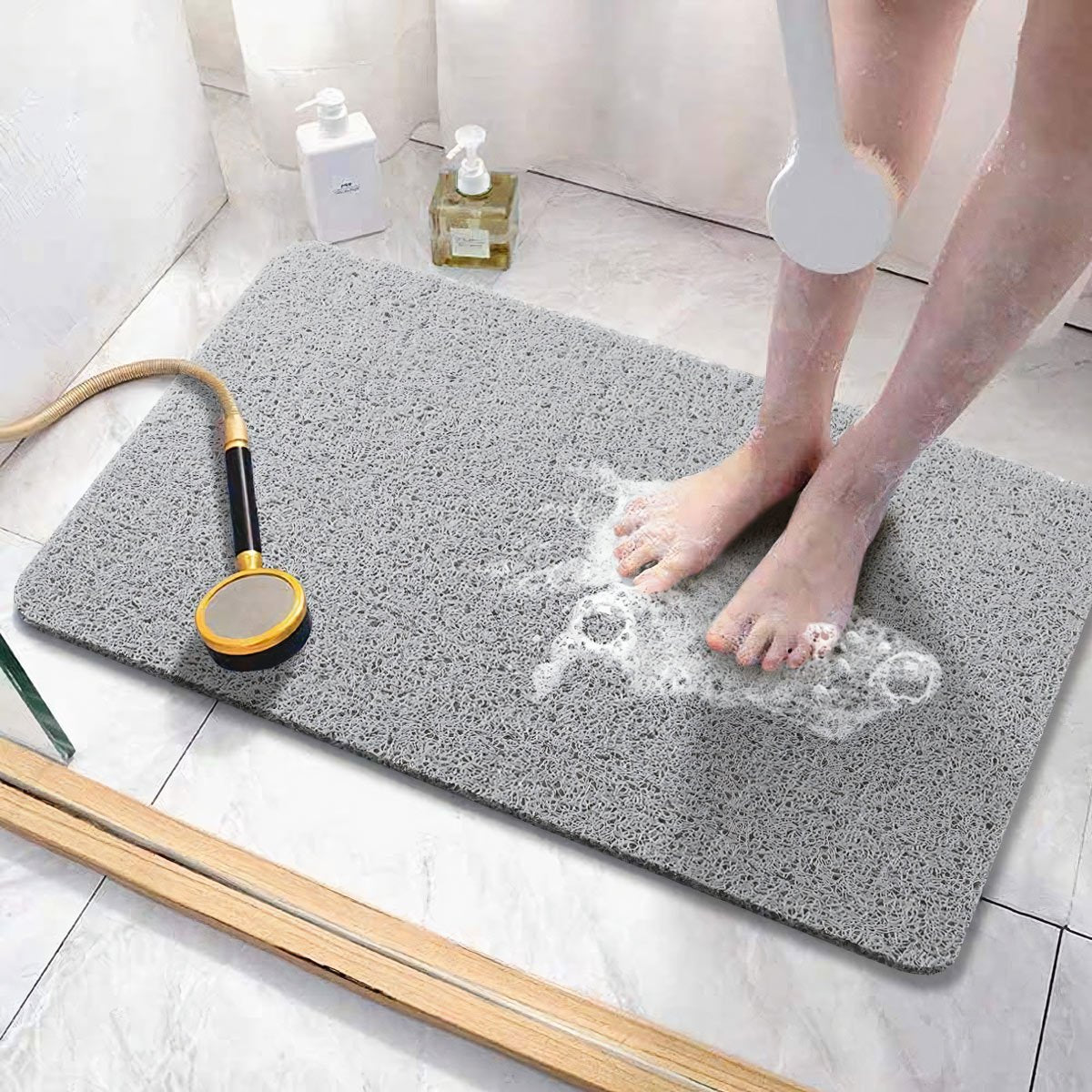 \Secure Mat™\" - geriausias neslystantis vonios kilimėlis"