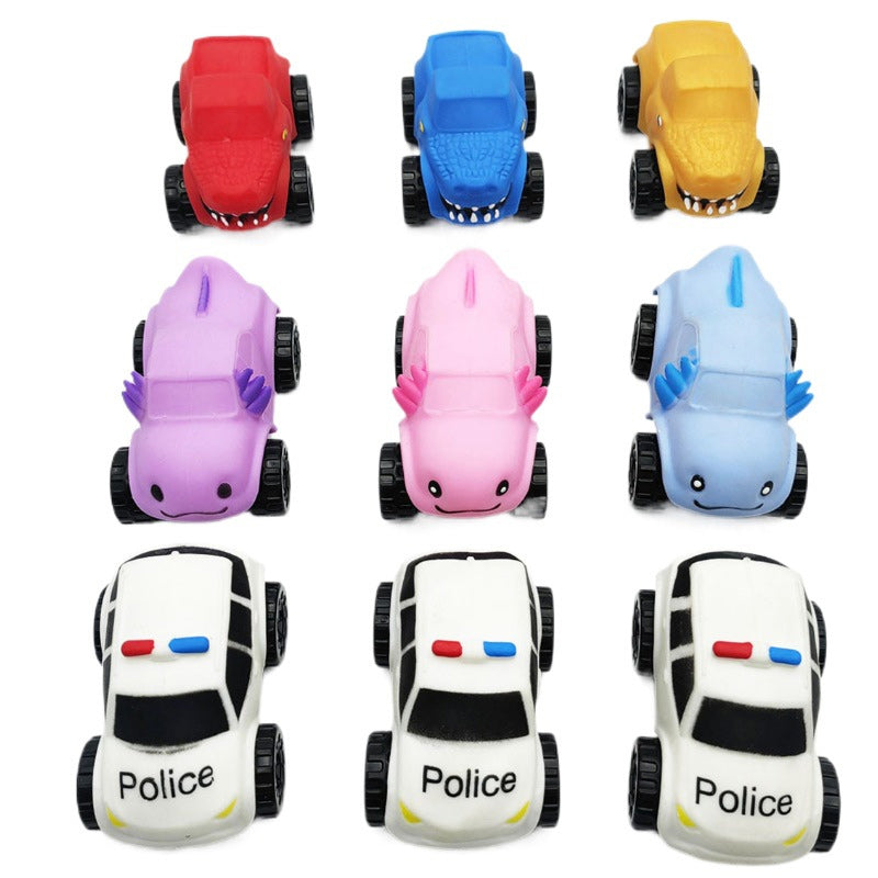 Formą keičiantis žaislinis automobilis