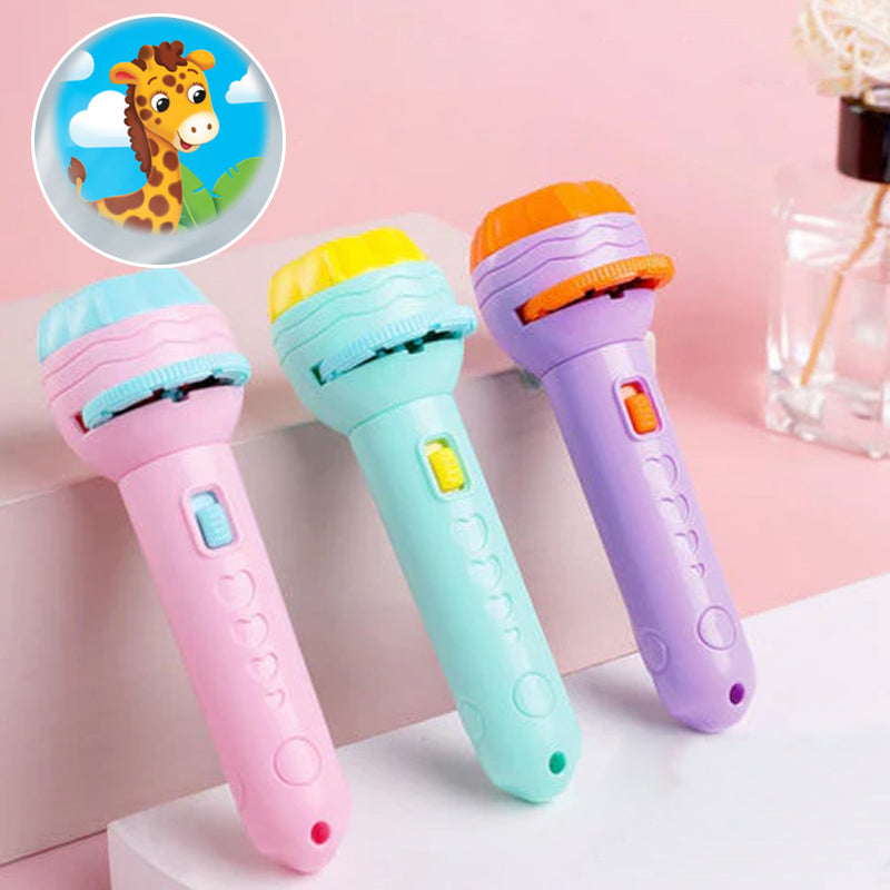 Vaikiškas projektoriaus žibintuvėlis