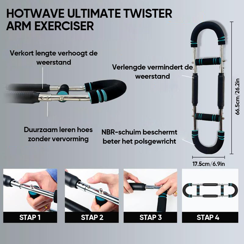 U formos rankų treniruoklis