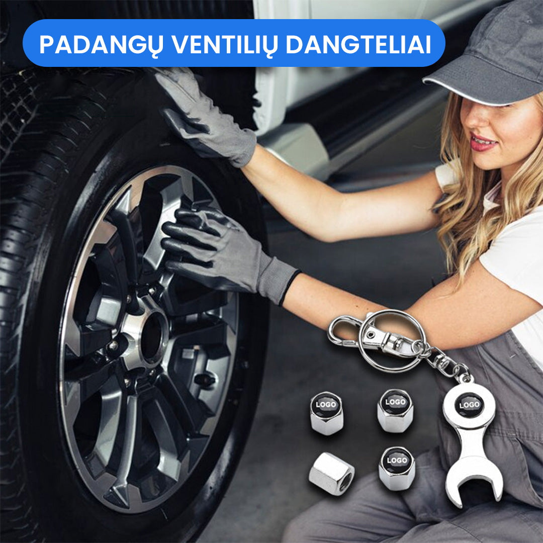 Padangų ventilių dangteliai (4 vnt.)