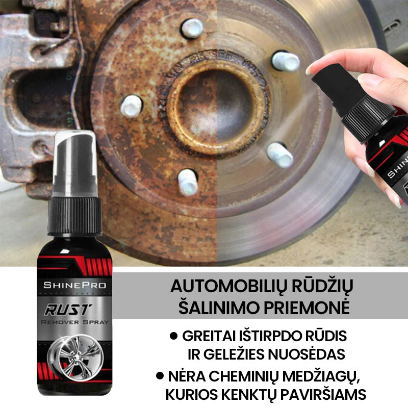 Automobilių rūdžių šalinimo priemonė