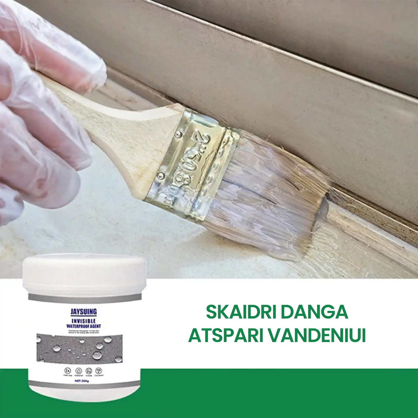 TranWix™ - vandeniui atspari sandarinimo priemonė