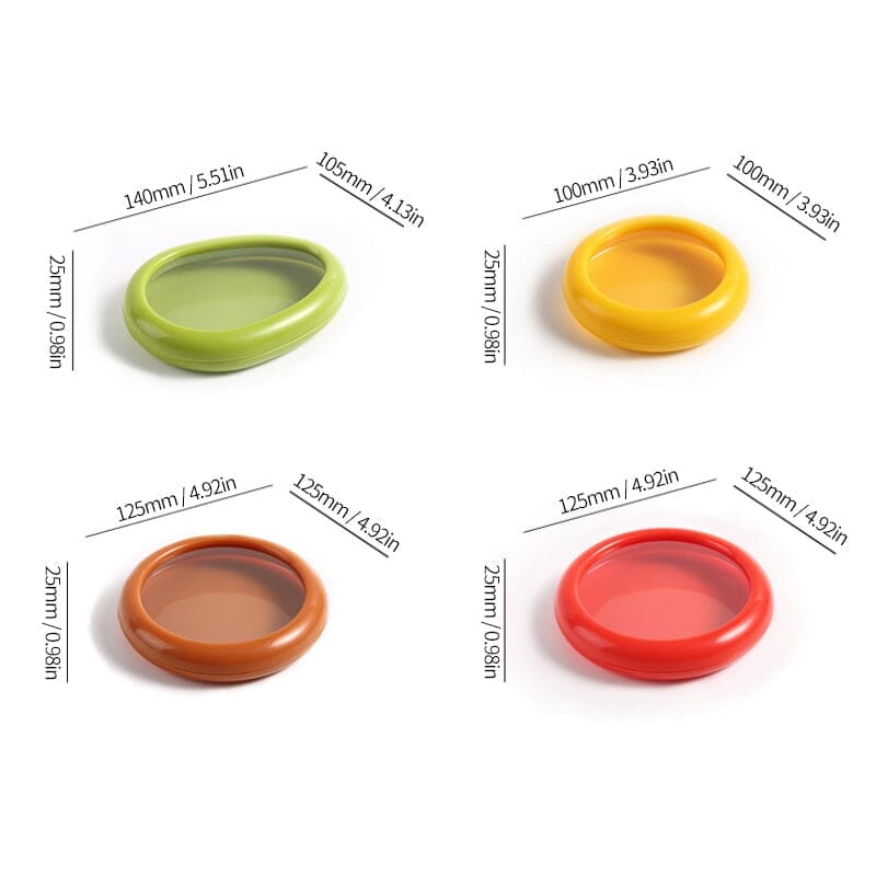 Daržovių ir vaisių laikymo dėžutės (4 vnt.)