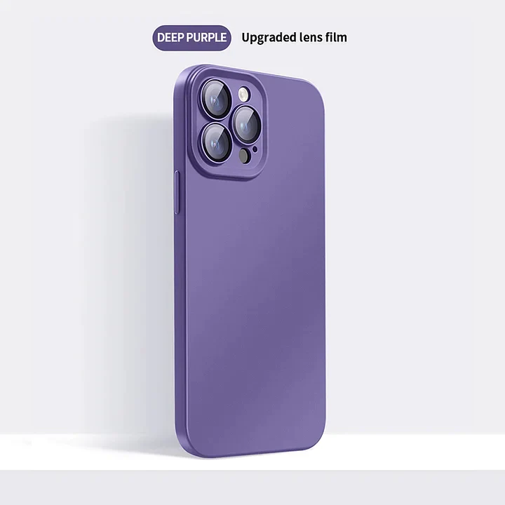 Silikoninis iPhone dėklas su objektyvo apsauga