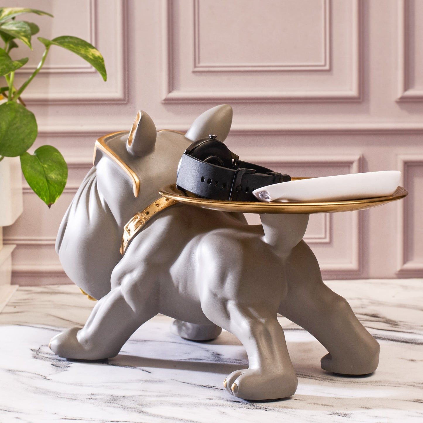 Dekoracija - daiktų padėkliukas - "Buldogas"