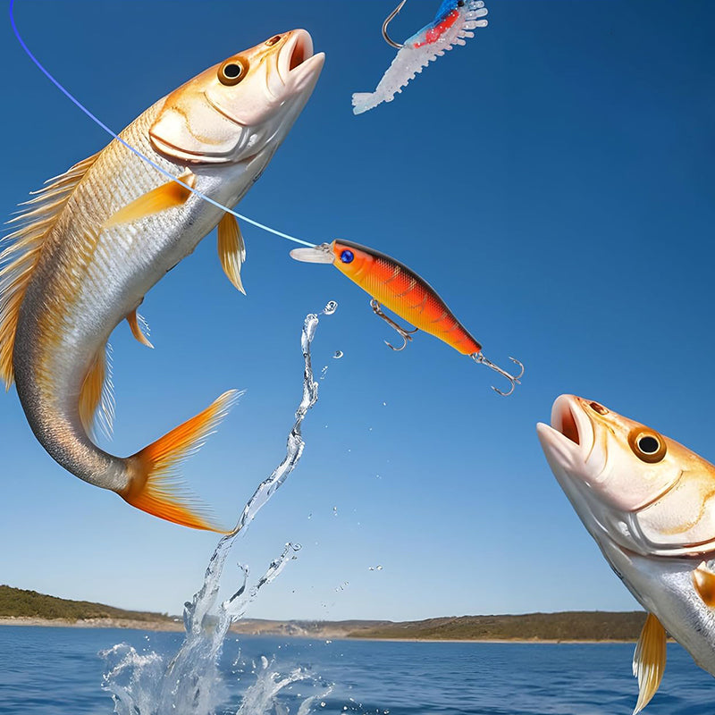 Žūklės reikmenų rinkinys su 24 dienų Kalėdų advento kalendorius