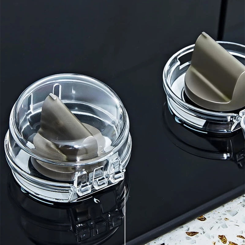 Apsauginiai viryklių rankenėlių dangteliai