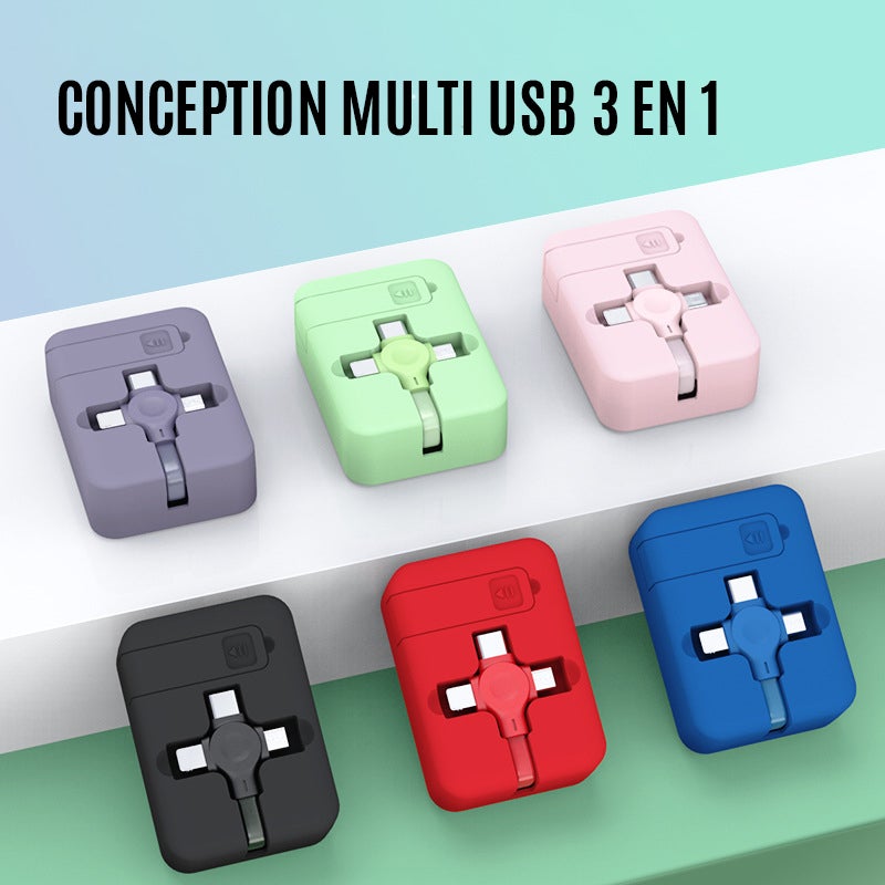 Įkrovimo kabelių blokelis