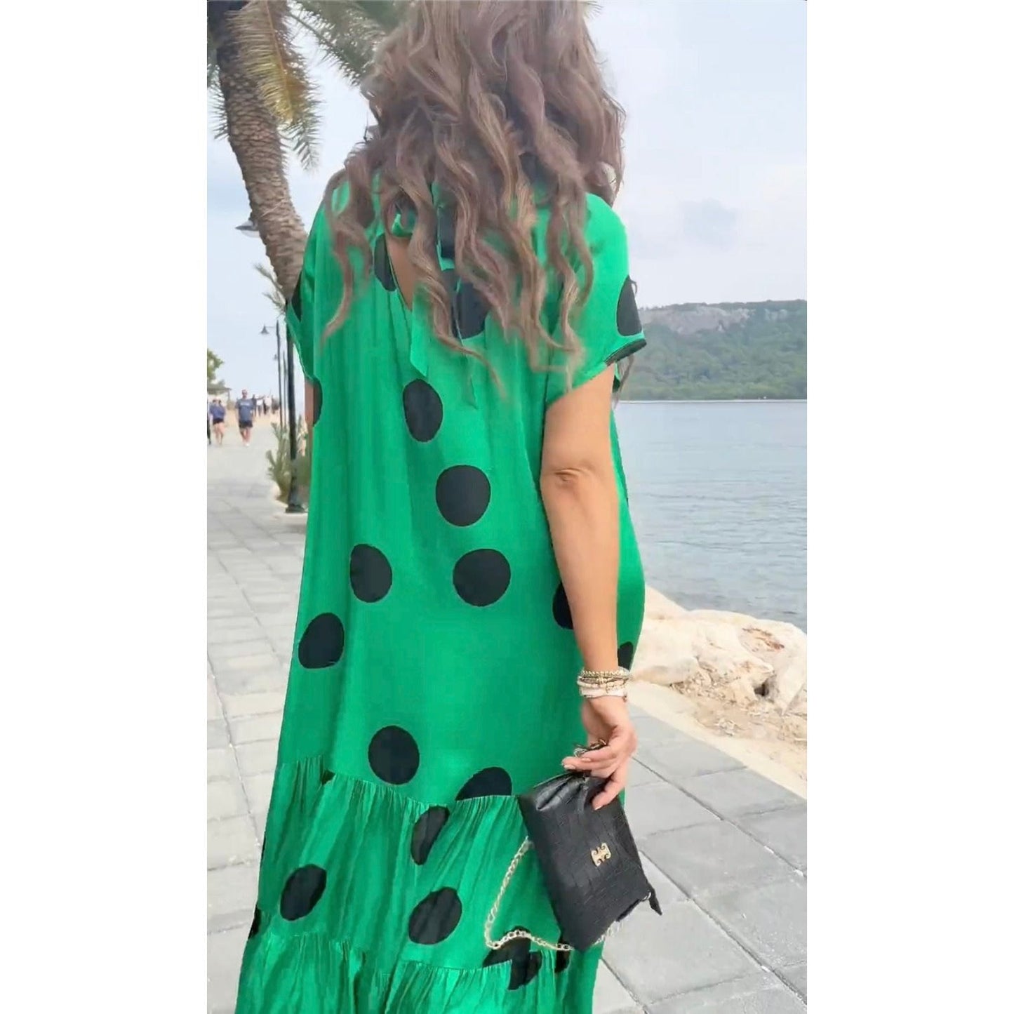 Žalia suknelė moterims