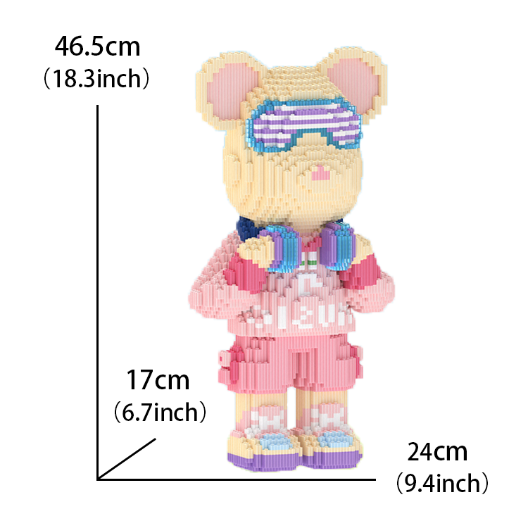 Lego surenkamas meškinas