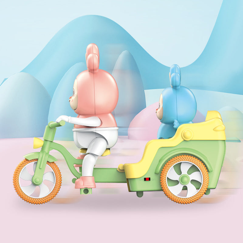 Lavinamasis judantis ir šviečiantis žaislinis zuikis