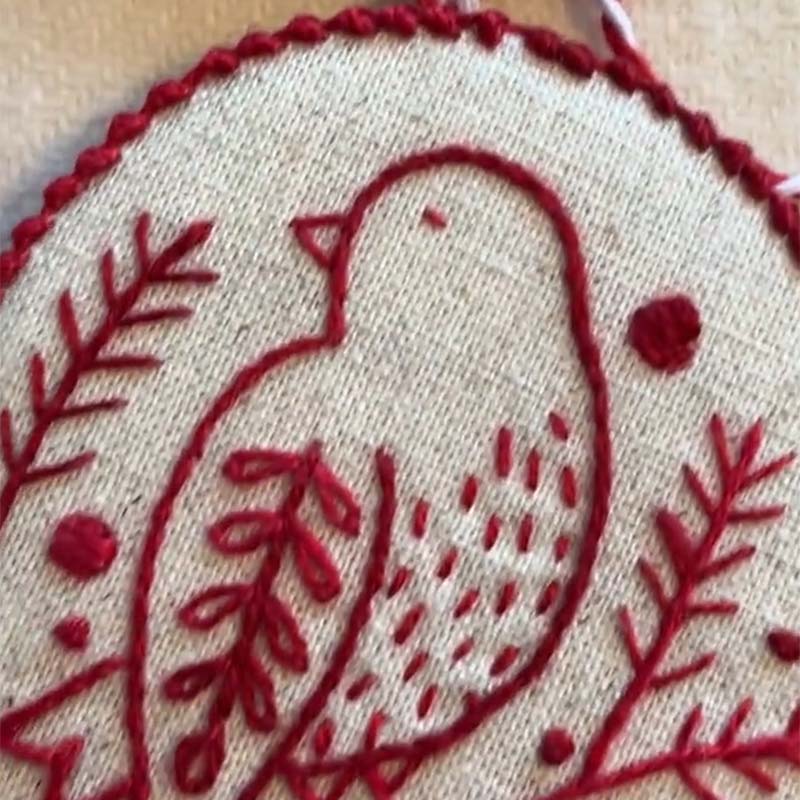 Kalėdinių dekoracijų siuvinėjimo rinkinys