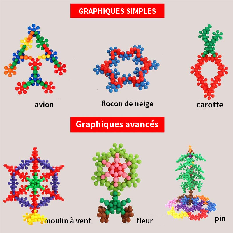 Plum Blossom™ - kūrybinis konstruktorius vaikams