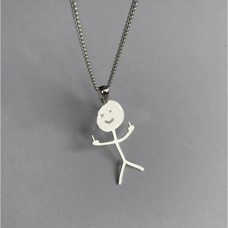 Šmaikštus kaklo papuošalas