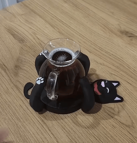 3D užsegami kačių gėrimų padėkliukai