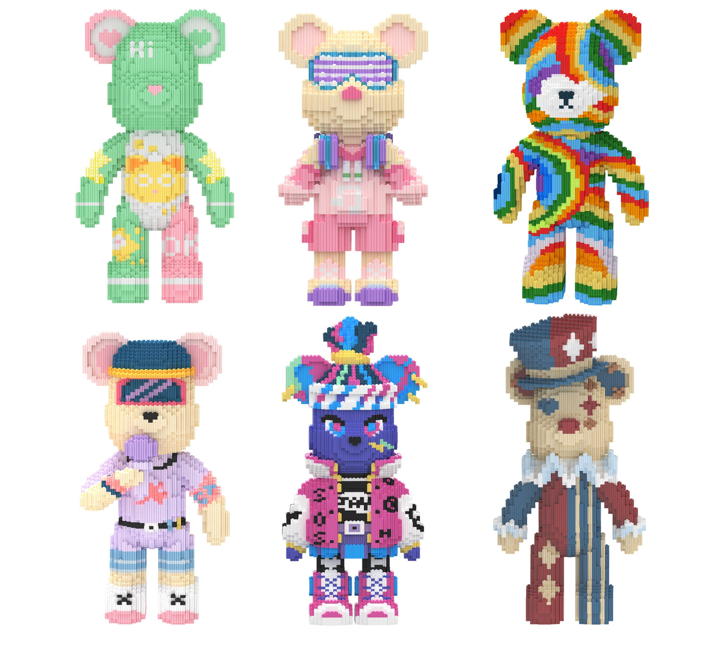 Lego surenkamas meškinas