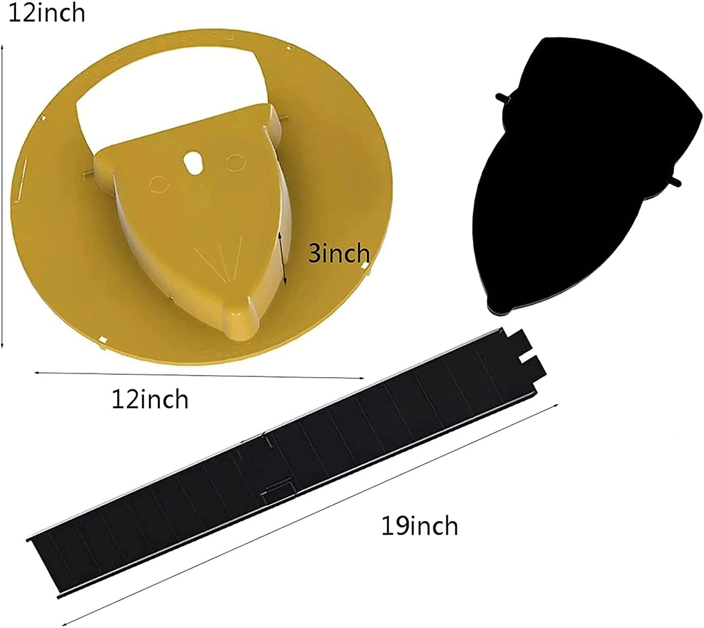 Pelių gaudyklė dedama ant kibiro