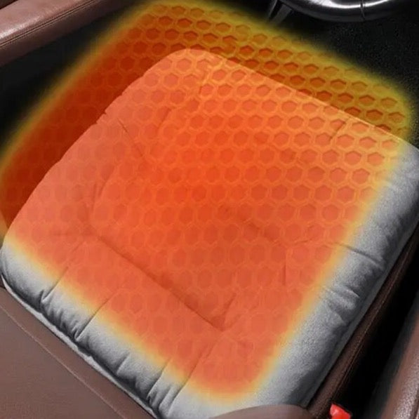 Šildoma pagalvėlė automobiliui