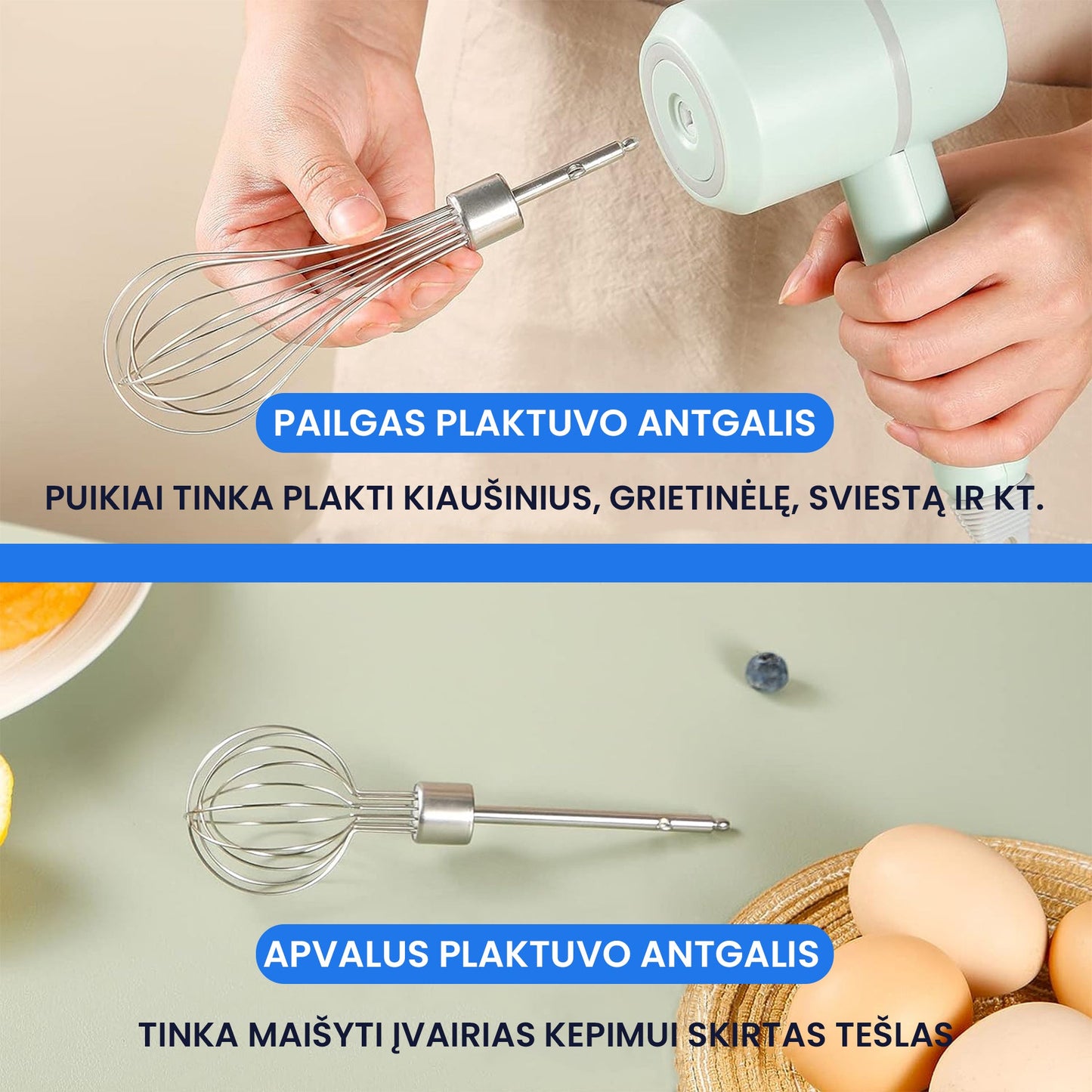 Brevelle™ - 3in1 belaidis daugiafunkcinis plaktuvas