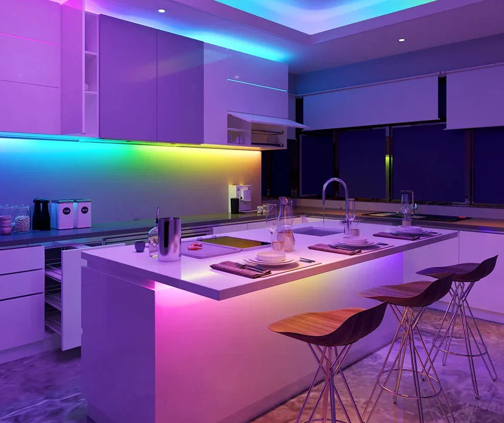 LED RGB juostelė su nuotoliniu valdymu