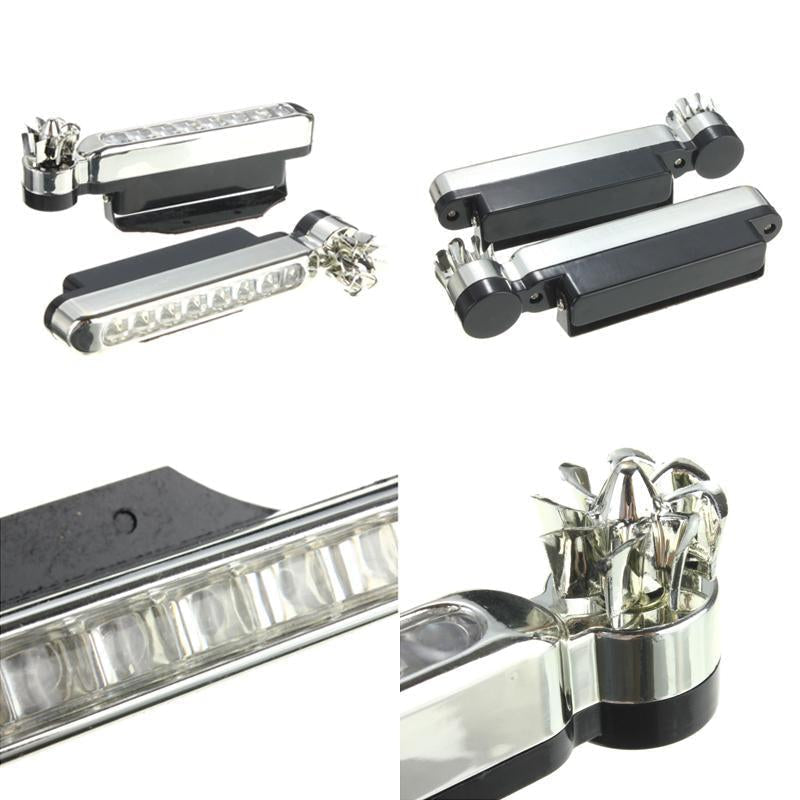 Vėjo energijos veikiami LED automobilių žibintai (2 vnt.)