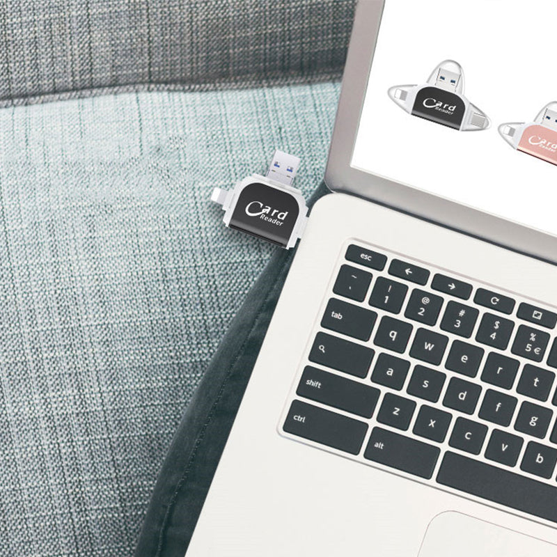Universalus atminties kortelių skaitytuvas