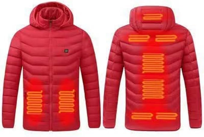 Šilta žieminė striukė su papildomu šildymu