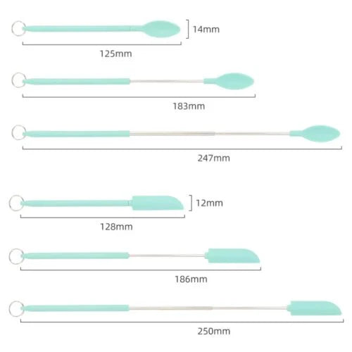 Mini silikoninė mentelė