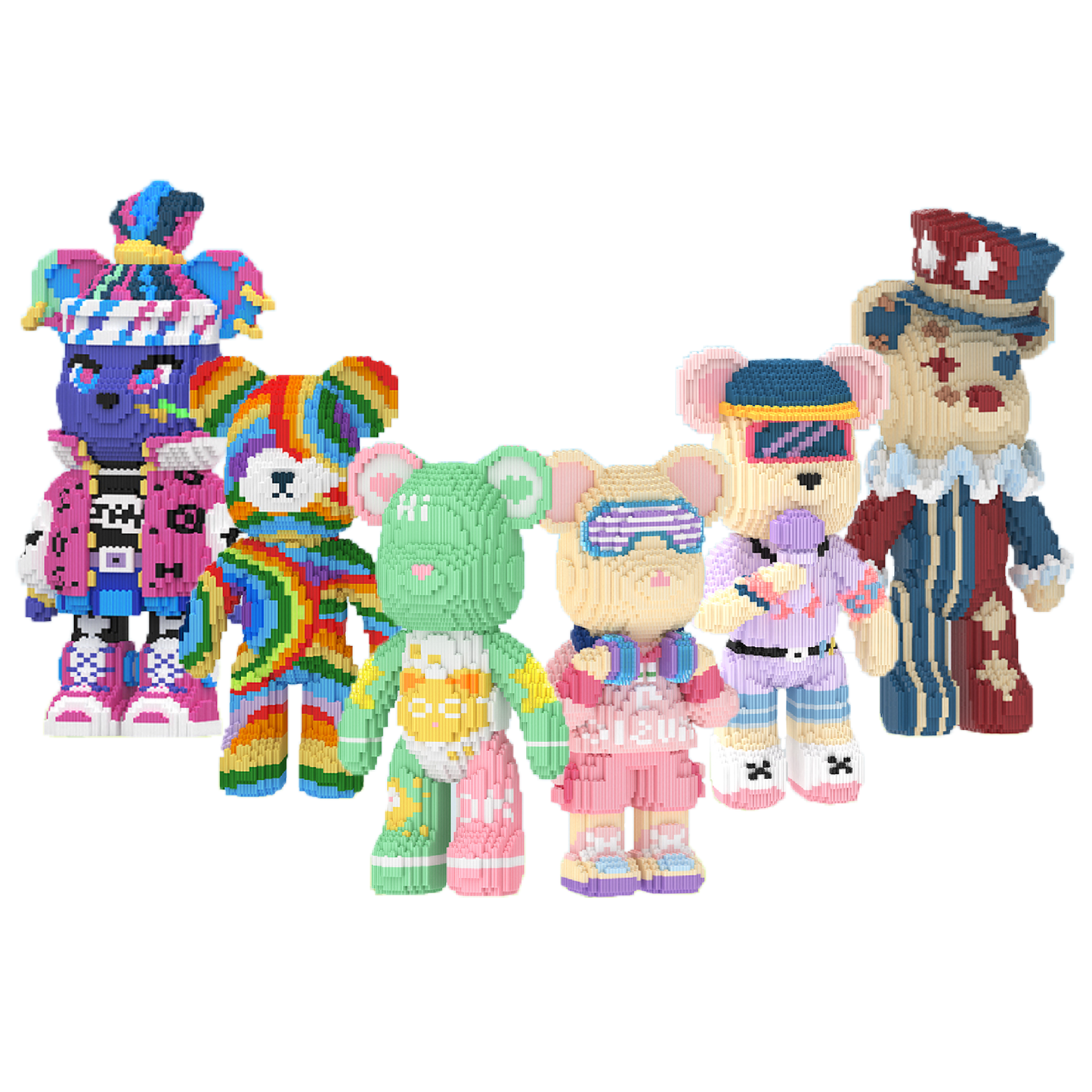 Lego surenkamas meškinas