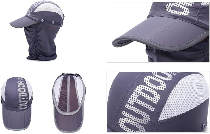 Kepurė su snapu ir veido danga