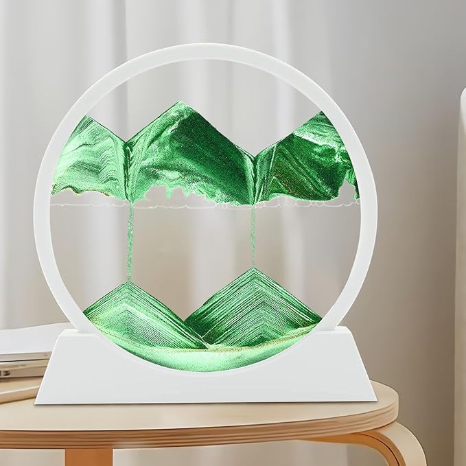 Krentančio smėlio dekoracija