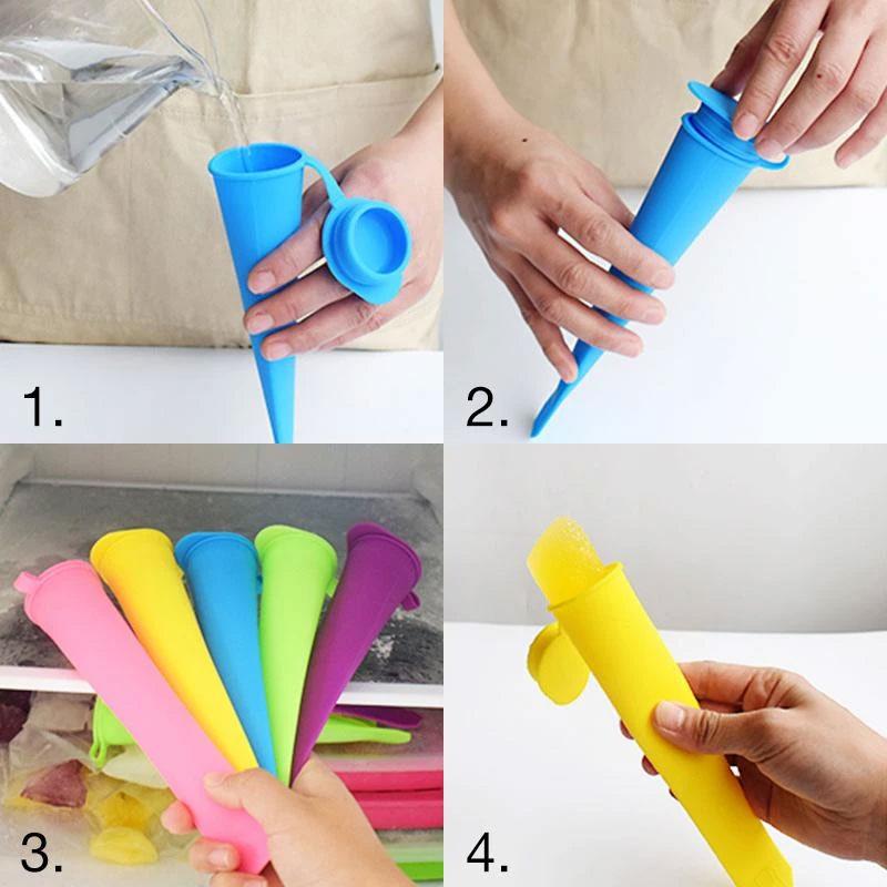 Silikoninės ledų formelės