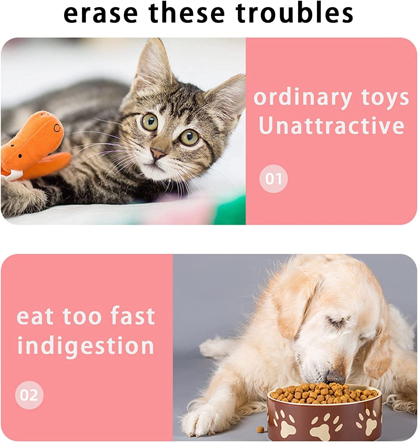 Interaktyvus augintinių žaislas - "Valgymo burbulas"