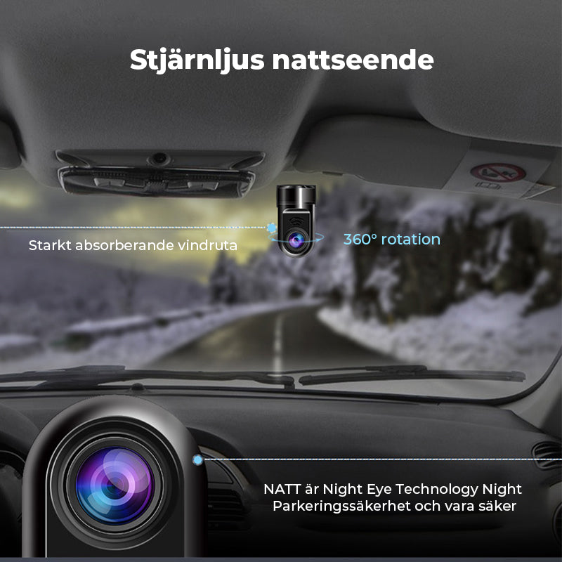 1080P HD 360° besisukanti mini kamera