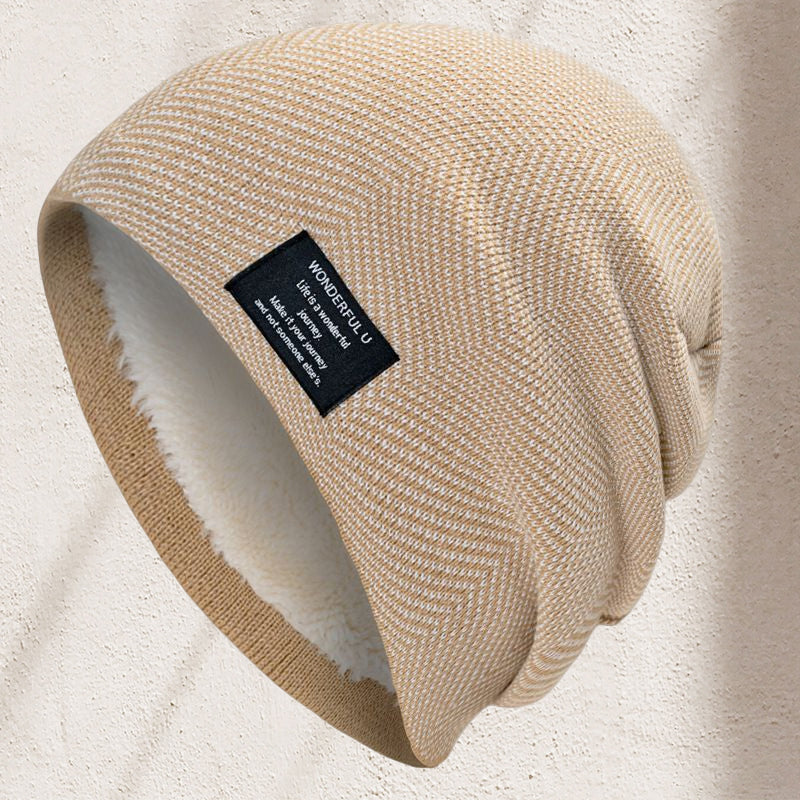 Žieminė megzta kepurė