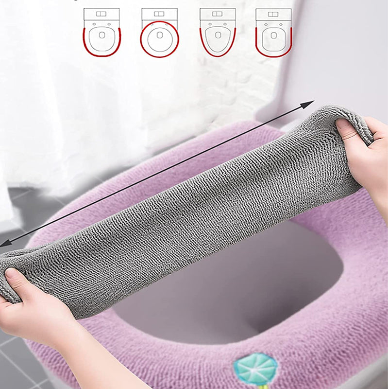 Minkštas klozeto dangčio užvalkalas