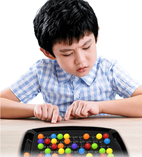 Spalvotų rutuliukų žaidimas