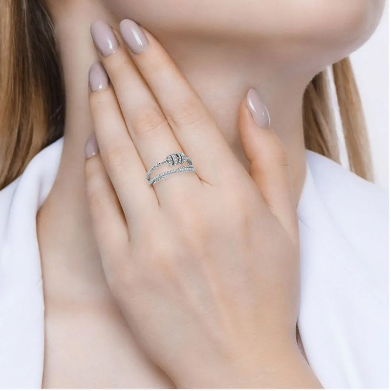 Prabangus draugystės žiedas