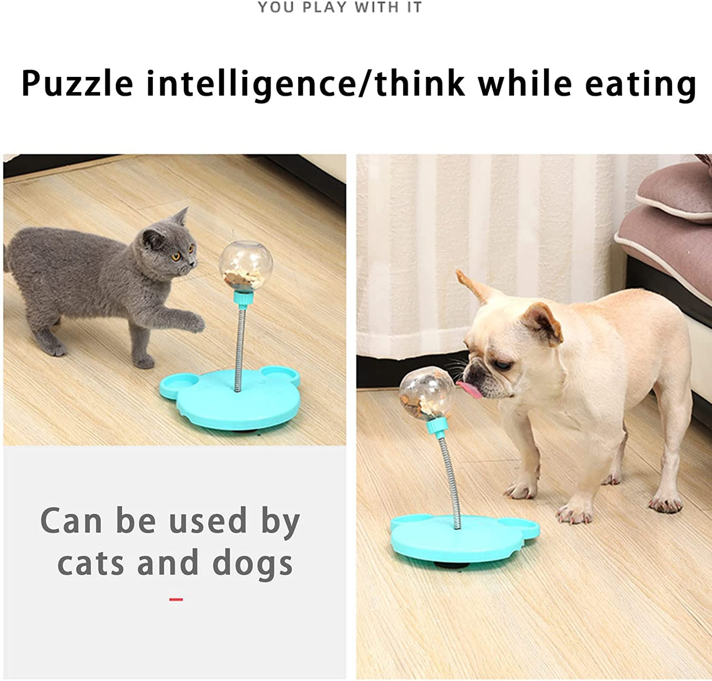 Interaktyvus augintinių žaislas - "Valgymo burbulas"