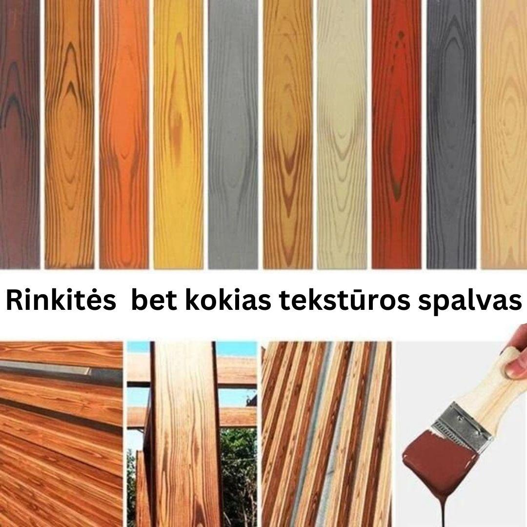 Medienos rašto dažymo teptukai (2vnt)