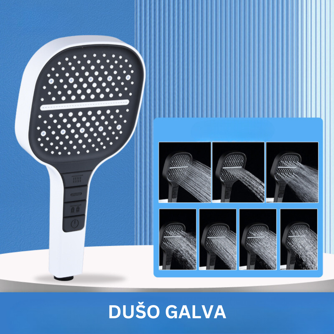 Didelio slėgio dušo galva