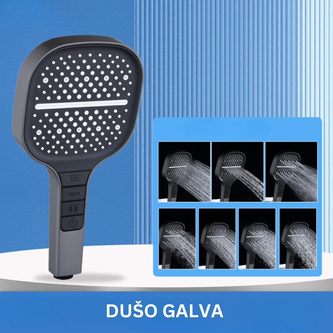 Didelio slėgio dušo galva