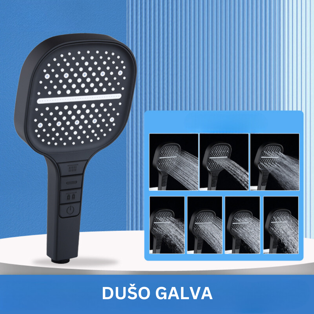 Didelio slėgio dušo galva