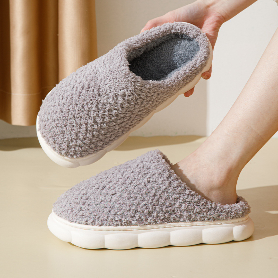 Moteriškos medvilninės šlepetės